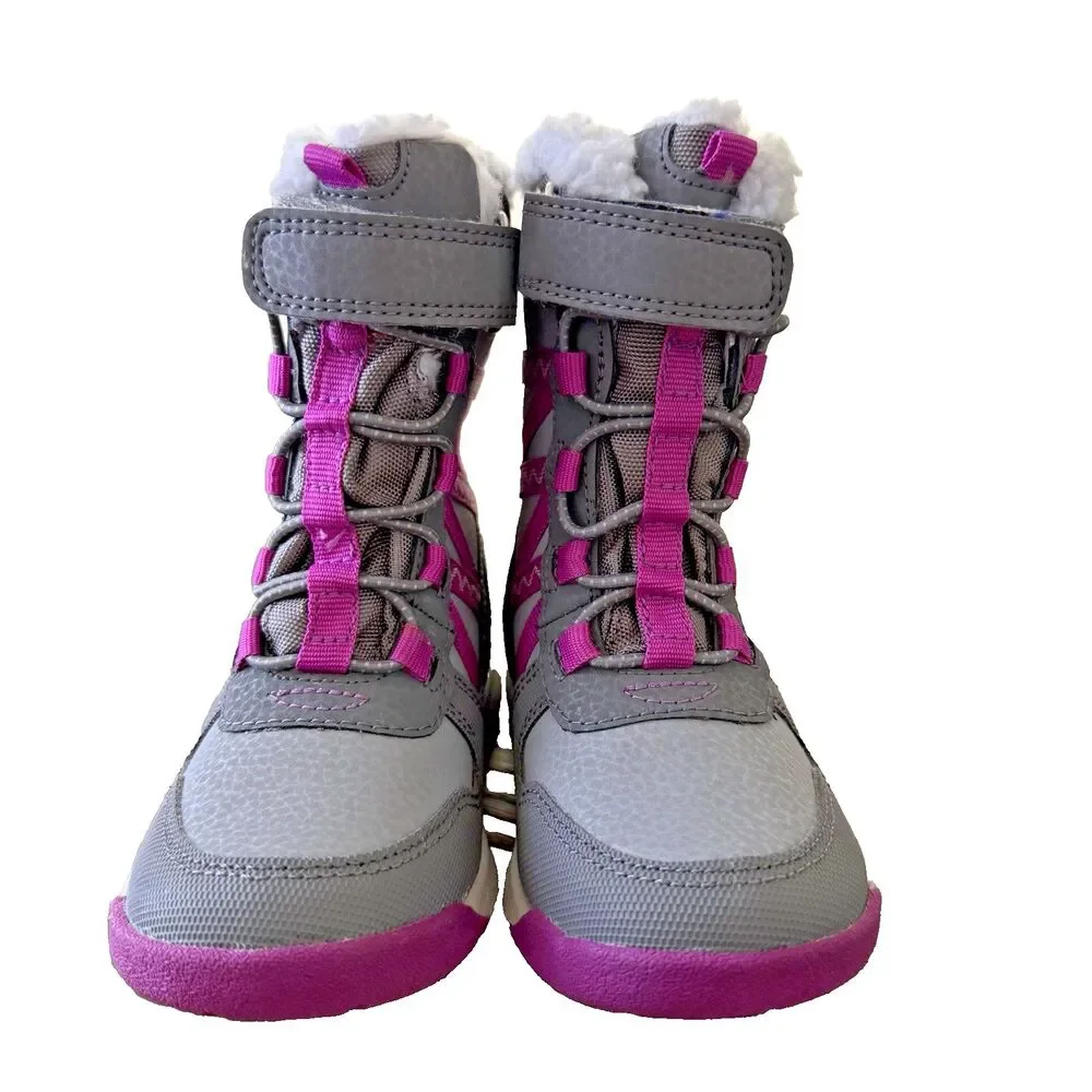 Merrell Snow Crush Toddler Sz 7M Winter Waterproof Insulated Snow Gray Boots